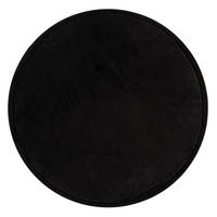 KINDERTEPPICH Schwarz Ø 160 cm - Schwarz, Kunststoff (160/160cm) - TT Home