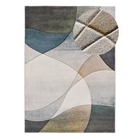 KURZFLORTEPPICH Grau / Blau Badet 160/230 cm - Blau/Grau, Textil (160/230cm) - Atticgo