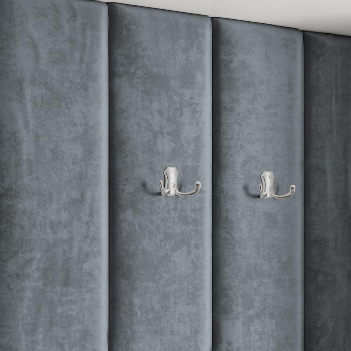 GARDEROBENSCHRANK REMA 120/240/60 cm Modern Garderobe-Set Eiche Lefkas - Eichefarben/Schwarz, Holzwerkstoff (120/240/60cm) - MASSENO