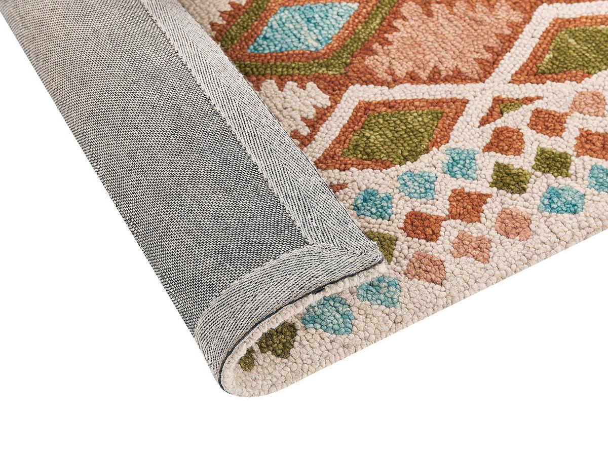 TEPPICH geflochten Ermenek 230/160 cm - Multicolor, Textil (160/230cm) - Beliani