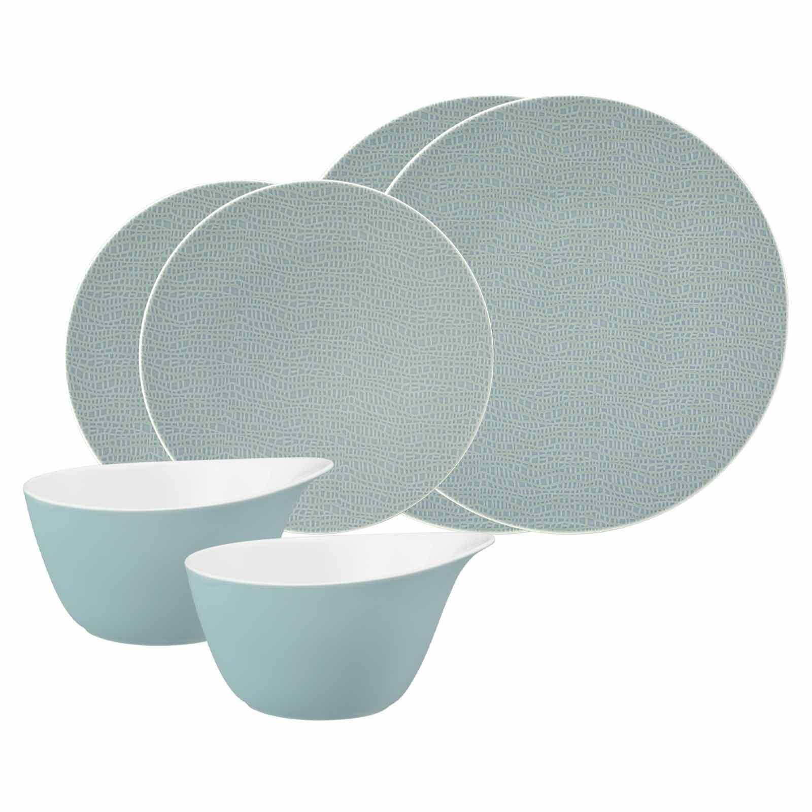BASIC-SET Life Fashion Green Chic 6-tlg. - Grün, Keramik (2/2/2cm) - Seltmann Weiden
