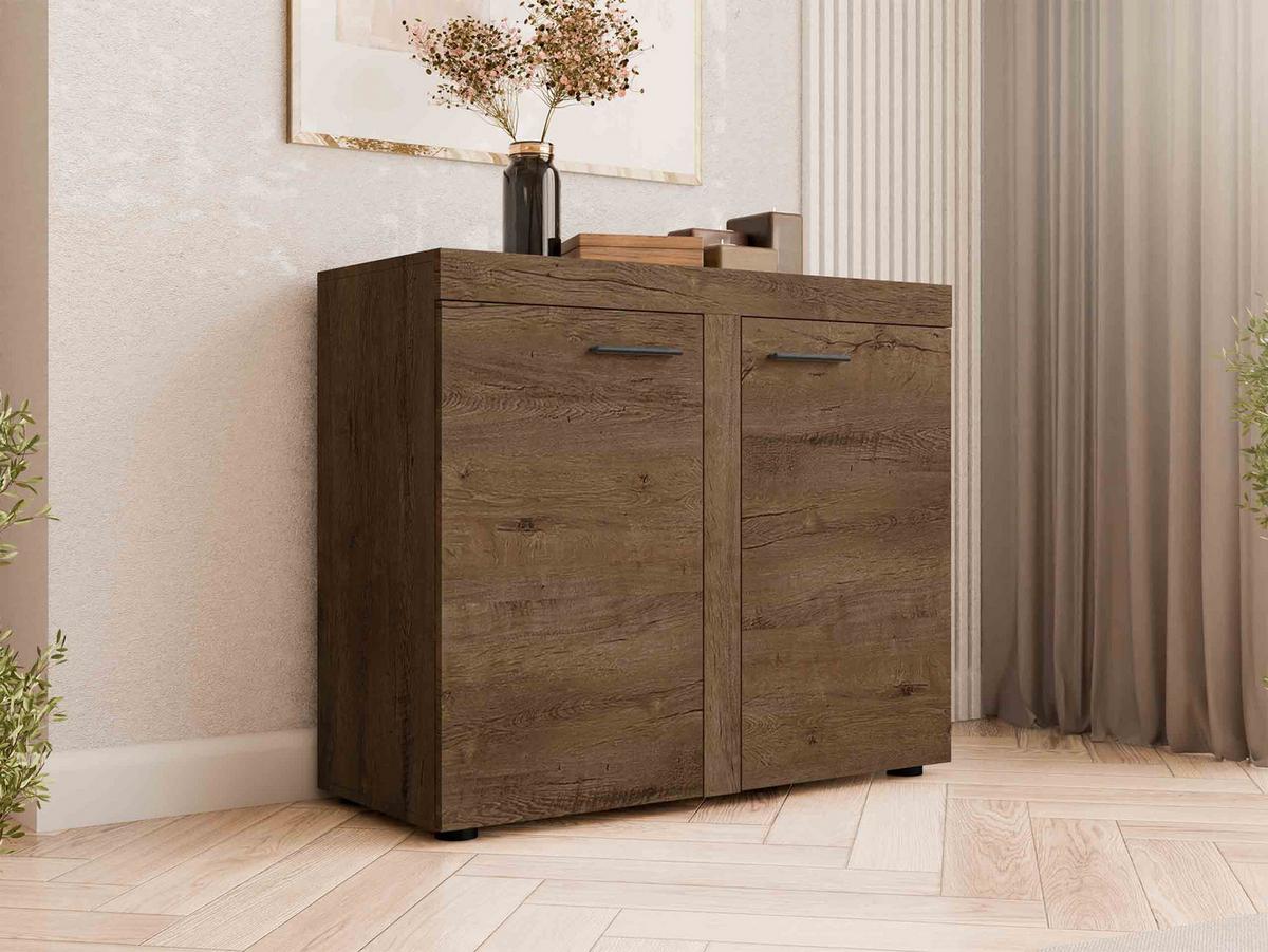 KOMMODE Rumba 2F3 - Eichefarben, Holzwerkstoff (97/82/40cm) - MIRJAN24