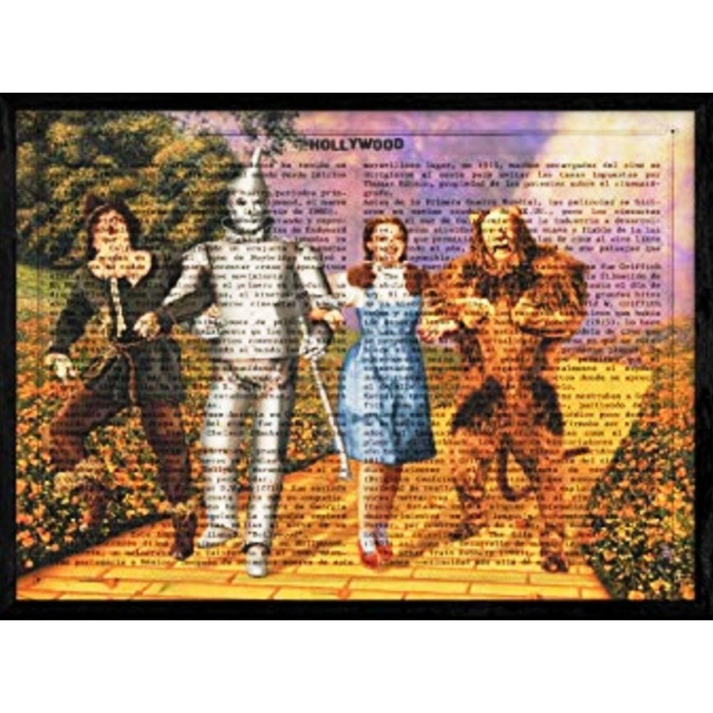 POSTER Zauberer Von Oz Durch Den Goldenen Weg A4 Rahmenlos - Klar, Papier (29.7/5/21cm) - Nacnic