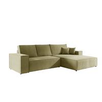 ECKSOFA Corunia In Aragon - Grün, Holzwerkstoff/Textil (294/185cm) - Fun Möbel