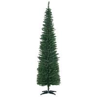 WEIHNACHTSBAUM 499 Spitzen Tannenbaum mit Kunststoffständer Grün - Grün, Kunststoff (210cm) - HOMCOM