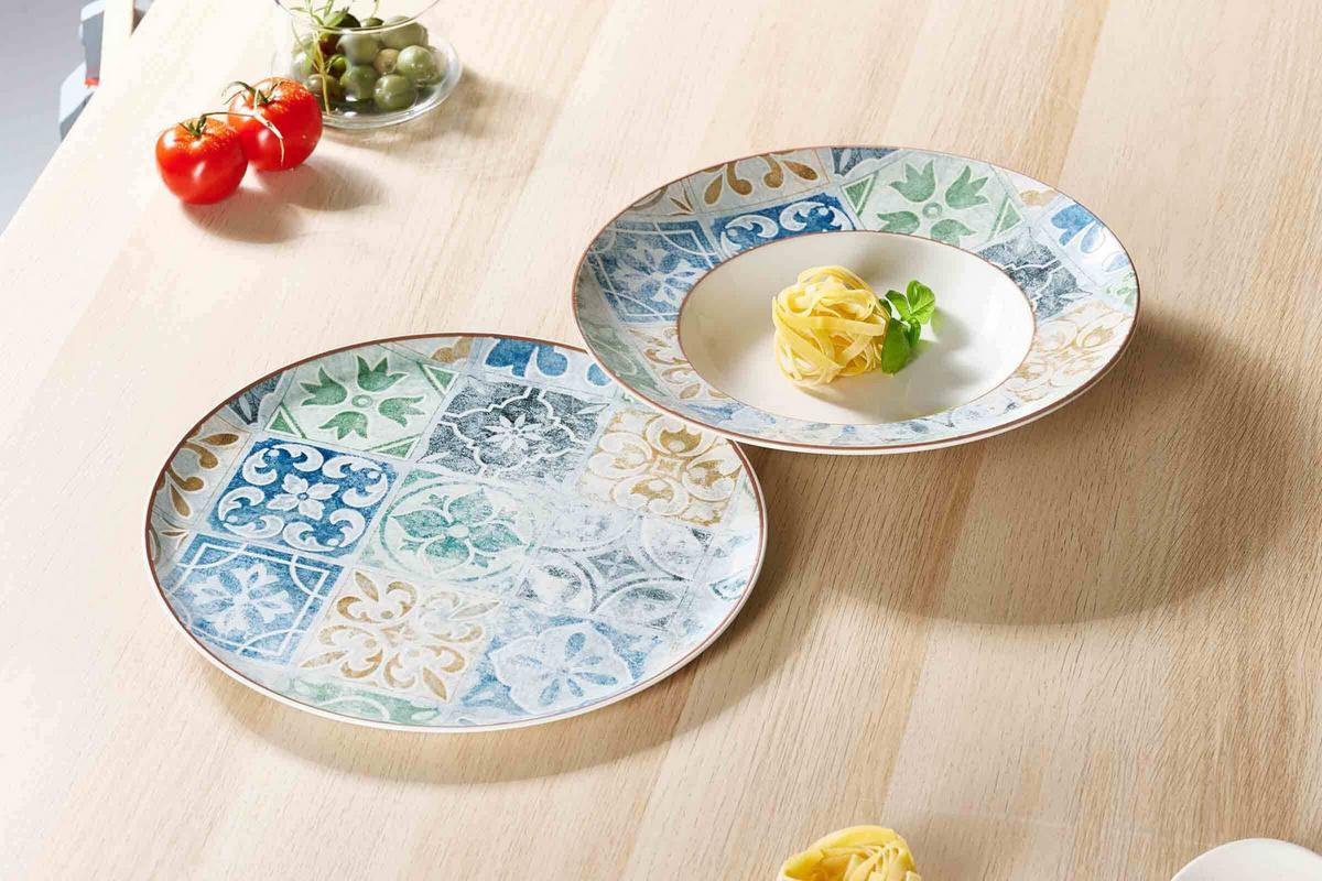 PASTATELLER Roma Antica grün ø 30,5 cm 12er Set - Grün, Keramik (30.5cm) - Ritzenhoff Breker