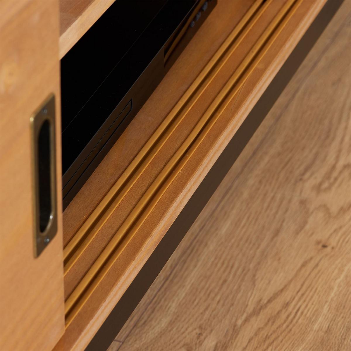 LOWBOARD SELMA - Hellbraun, Holz (145/47/47cm) - IDIMEX