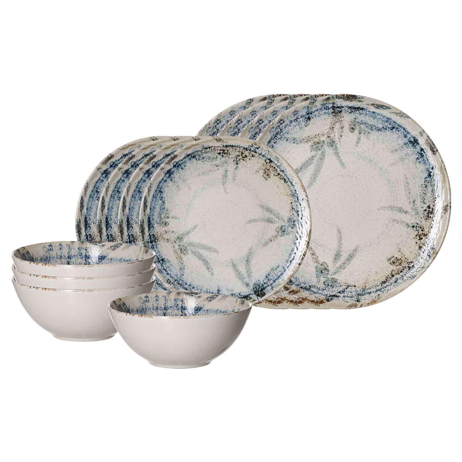 BASIC-SET Todi blau 12-tlg. - Blau, Keramik (2/2/2cm) - Ritzenhoff Breker