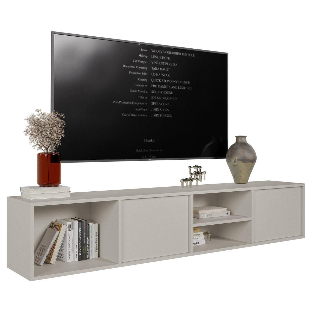 TV-HÄNGEBOARD Sanva KASCHMIR 200 CM - Kaschmir, Holzwerkstoff (200/40/35cm) - Selsey