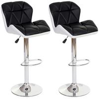 BARHOCKER Schwarz 2er-Set - Schwarz, Textil (44/106/49cm) - MCW