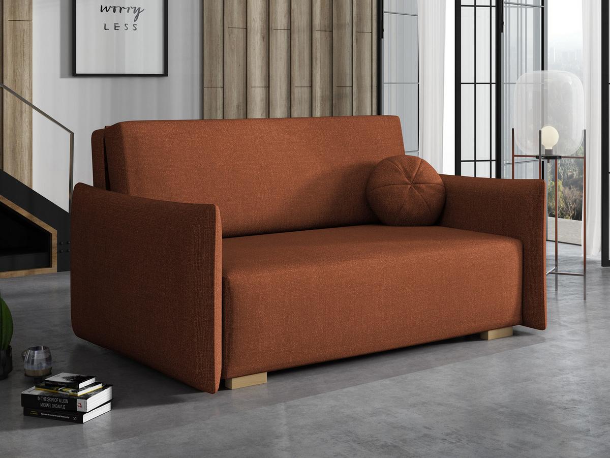 SCHLAFSOFA Viva Glov III - Bronzefarben/Naturfarben, Holz/Textil (157/85/98cm) - MIRJAN24