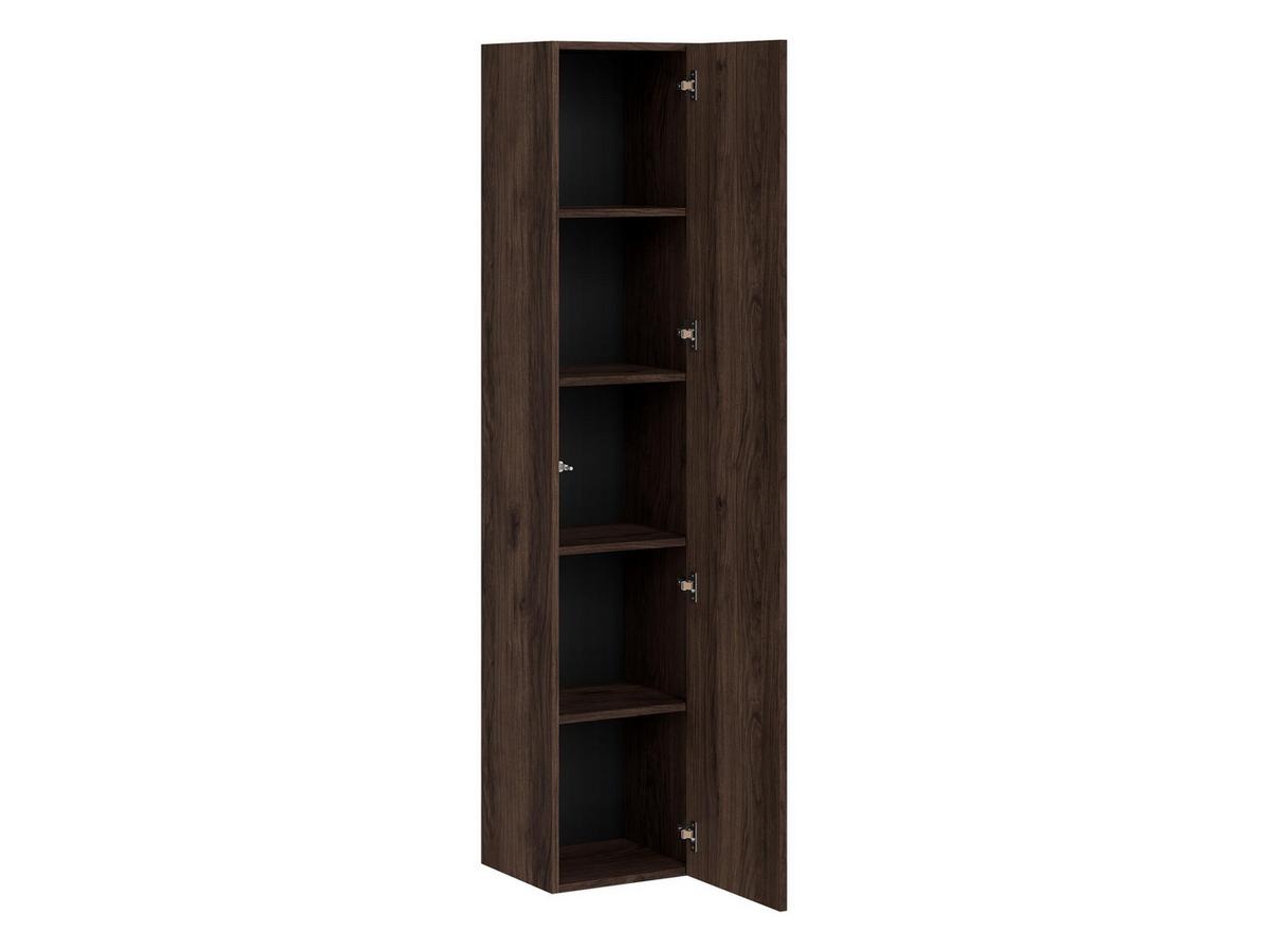 HOCHSCHRANK Govi Bis - Nussbaumfarben, Holzwerkstoff (35/168/32cm) - MIRJAN24