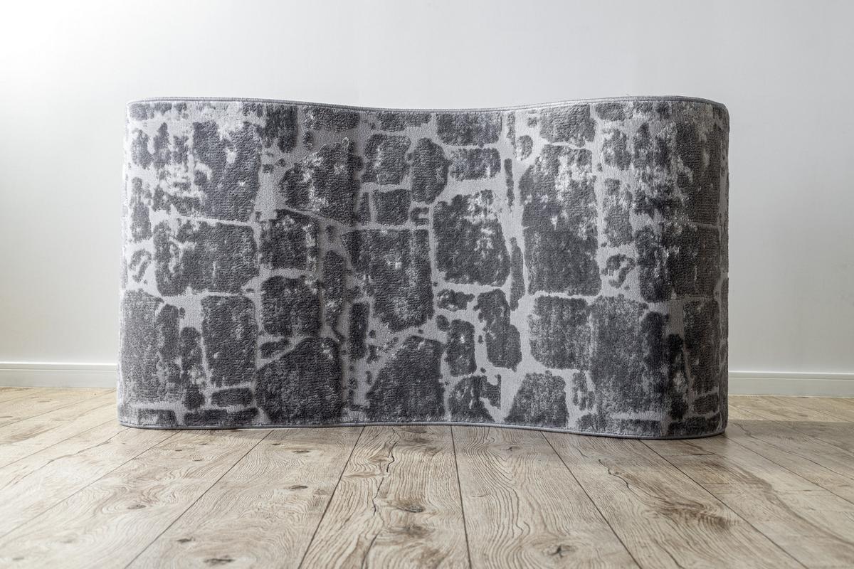 LÄUFER Strukturell MEFE 60/100 cm - Grau, Textil (60/100cm) - rugsX