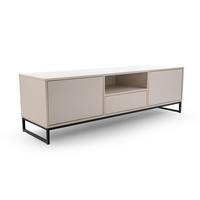 LOWBOARD AZIR 160/48,5/45 cm, Beige - Beige, Holzwerkstoff (160/48.5/45cm) - MASSENO