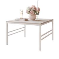 COUCHTISCH FORMA 70/70 cm Quadrat, Weiß / Kaschmir - Kaschmir/Weiß, Metall (70/70/46cm) - Idohome