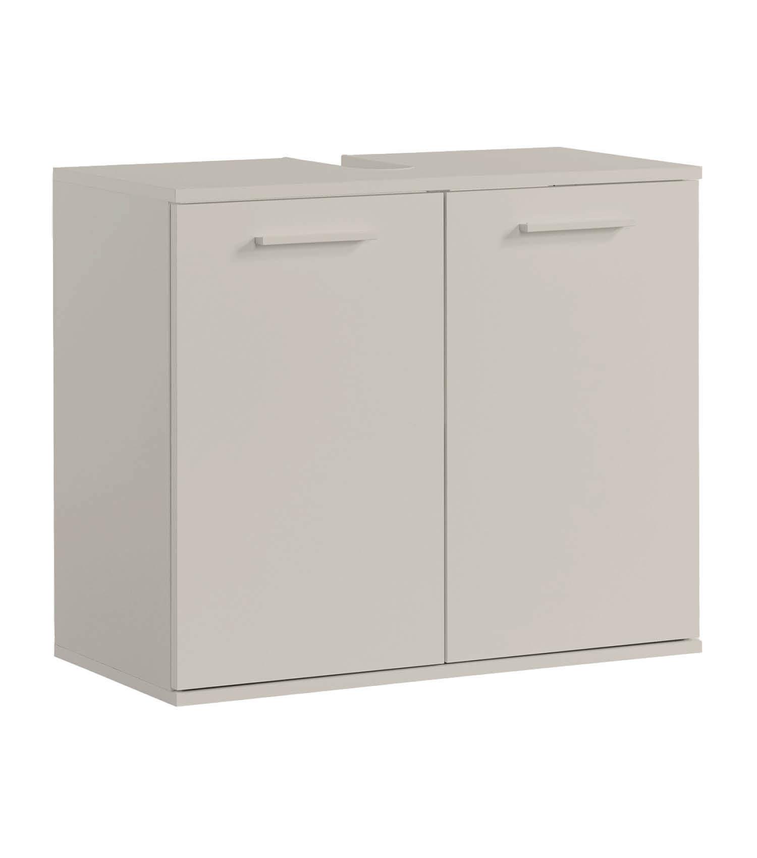 WASCHBECKENUNTERSCHRANK Der Waschbär - Beige, Holzwerkstoff (70/60/34cm) - Mokebo