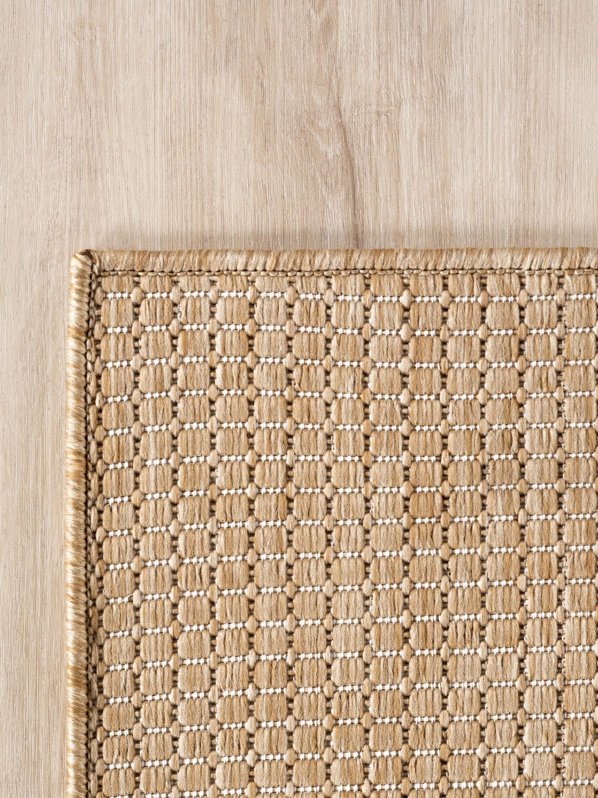 TEPPICH Flachgewebe, Outdoor, Fußbodenheizung-geeignet, VIGOLENO in Sand, 280 x 370 cm - Beige, Textil (280/370cm) - KADIMA DESIGN