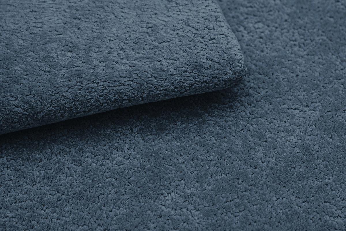 ECKSOFA LUMERO 4-Sitzer LINKS, marineblau - Blau/Schwarz, Holz/Textil (275/166cm) - Courtois Laville