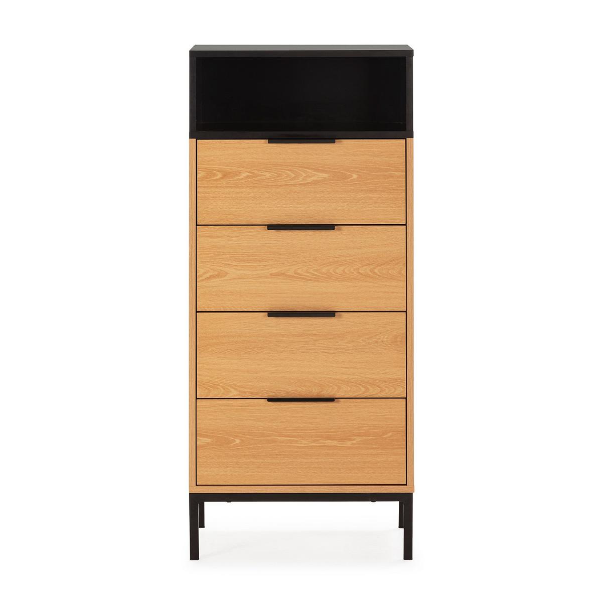 KOMMODE 50/115/40 Nieve Eichenfarbe - Honigeiche, Holzwerkstoff (50/115/40cm) - VS Venta-stock