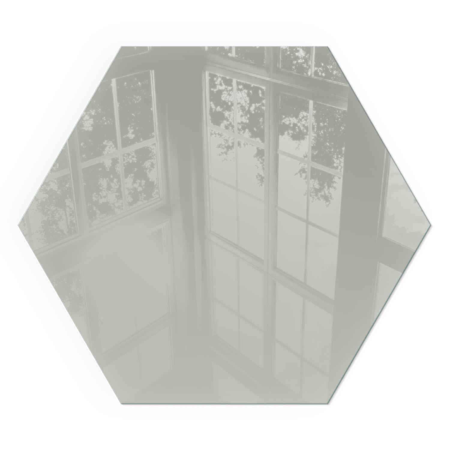 GLASPLATTE für Kamin h40 cm - Grün, Glas (40/40/0.4cm) - TULUP