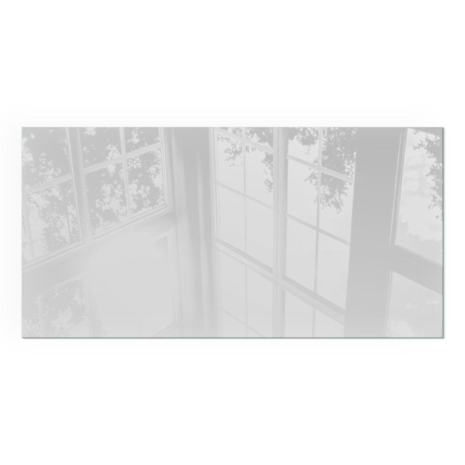 GLASPLATTE für Kamin 140x70 cm - Grau, Glas (140/70/0.4cm) - TULUP
