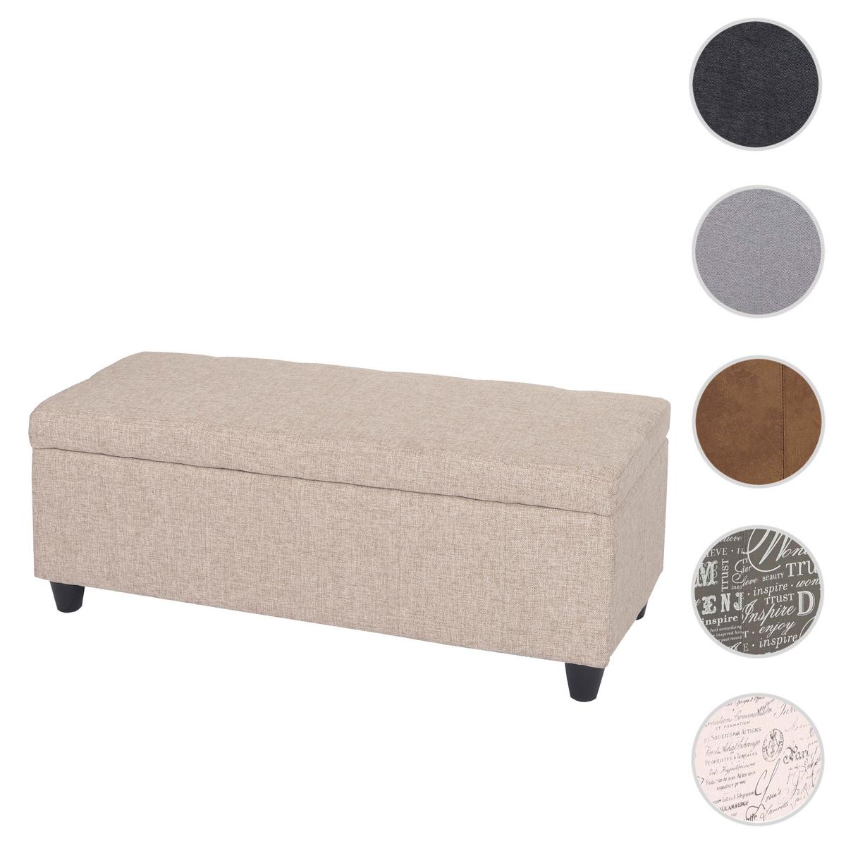 AUFBEWAHRUNGS-TRUHE Beige - Beige, Textil (114/45/45cm) - MCW