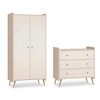 BABYZIMMER 2-teilig Lunea Kaschmir - Kaschmir, Holzwerkstoff (90/90/50.2cm) - Petits-meubles