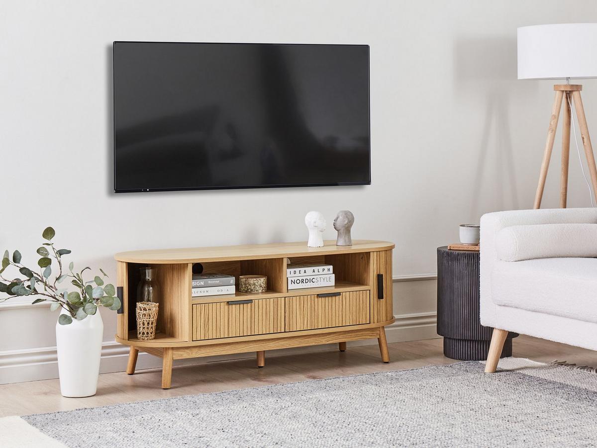 TV-MÖBEL Braun Selah - Braun, Holzwerkstoff (120/47/40cm) - Beliani