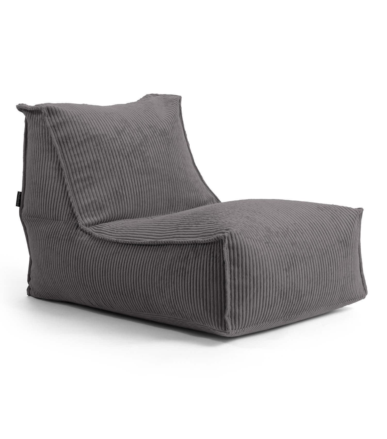SITZSACK Cord Der Gelassene - Anthrazit, Textil (60/65/95cm) - Mokebo