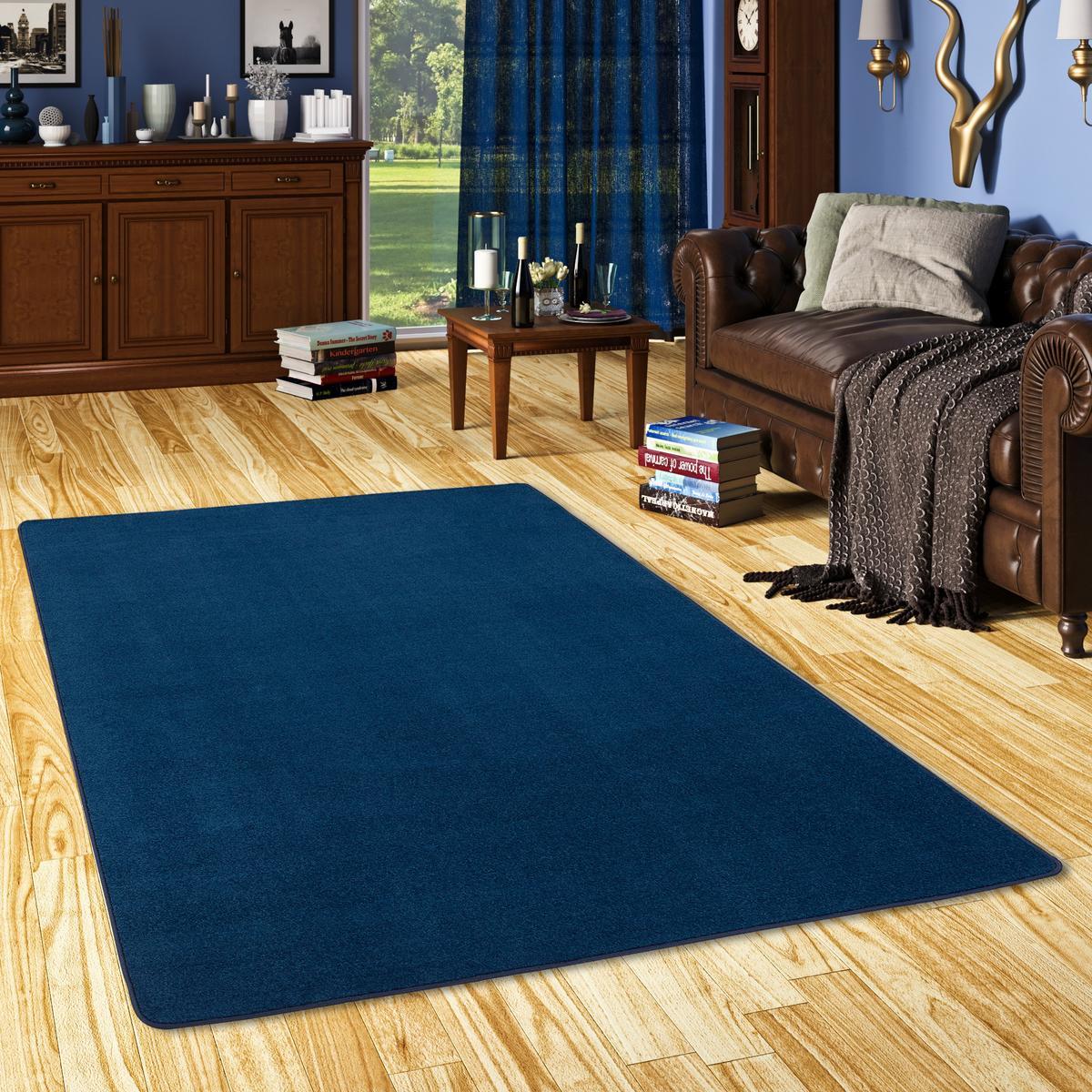 TREND VELOURS TEPPICH JOY - Dunkelblau, Textil (200/250cm) - Snapstyle
