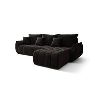 ECKSOFA Louise - Dunkelgrau, Holzwerkstoff/Textil (280/185cm) - Fun Möbel