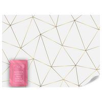FOTOTAPETE Geometrische Abstraktion Glamour Stil 350x256 - Gelb/Beige, Papier (350/256cm) - Muralo