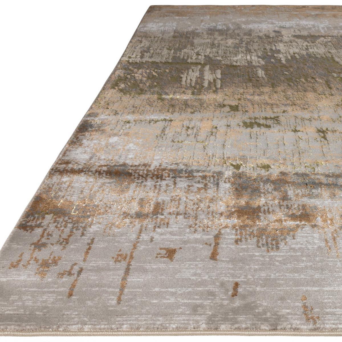 TEPPICH SARNTAL, abstrakt, Gold, 120 x 170 cm - Goldfarben, Textil (170/120cm) - KADIMA DESIGN