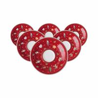 ESPRESSOUNTERTASSEN Toy's Delight bunt ø 12,2 cm 6er Set - Multicolor, Keramik (12.2cm) - Villeroy & Boch