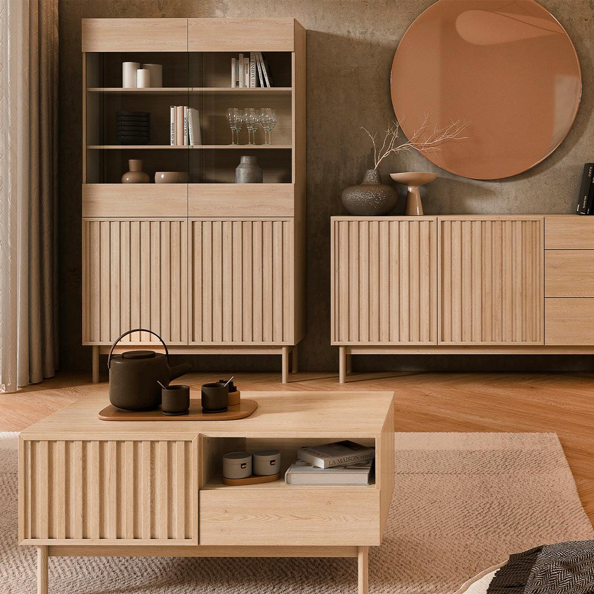 COUCHTISCH Idor Holz - Braun, Holzwerkstoff (63.6/106/53.3cm) - Petits-meubles