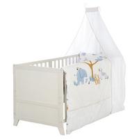 BABYBETTSET 'Savanna Friends' 70 x 140 inkl. kompletter Ausstattung - Naturgrau / Beige - Beige/Weiß, Holz (70/140cm) - Roba