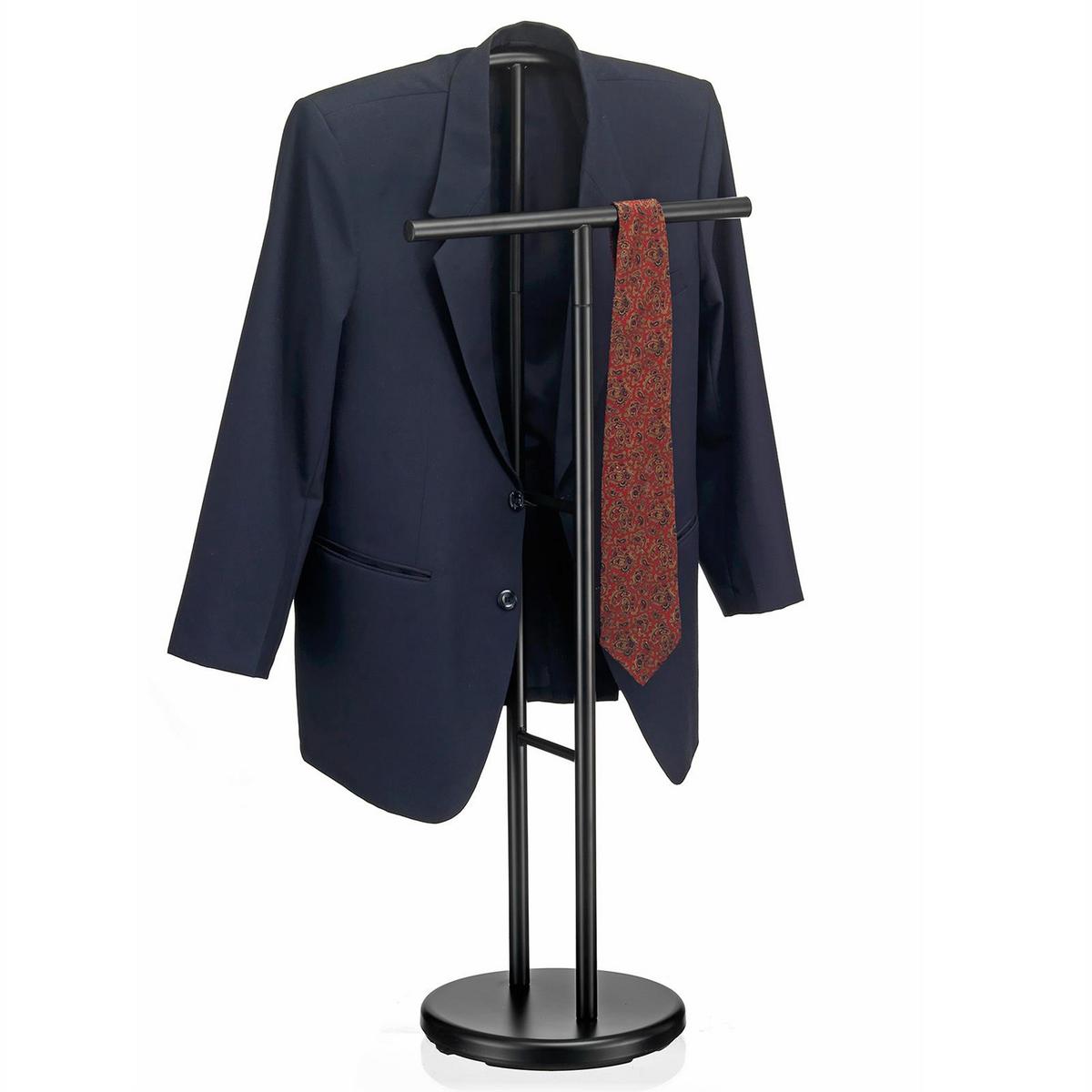 HERRENDIENER LAURENZ schwarz - Schwarz, Metall (48/105/29cm) - IDIMEX