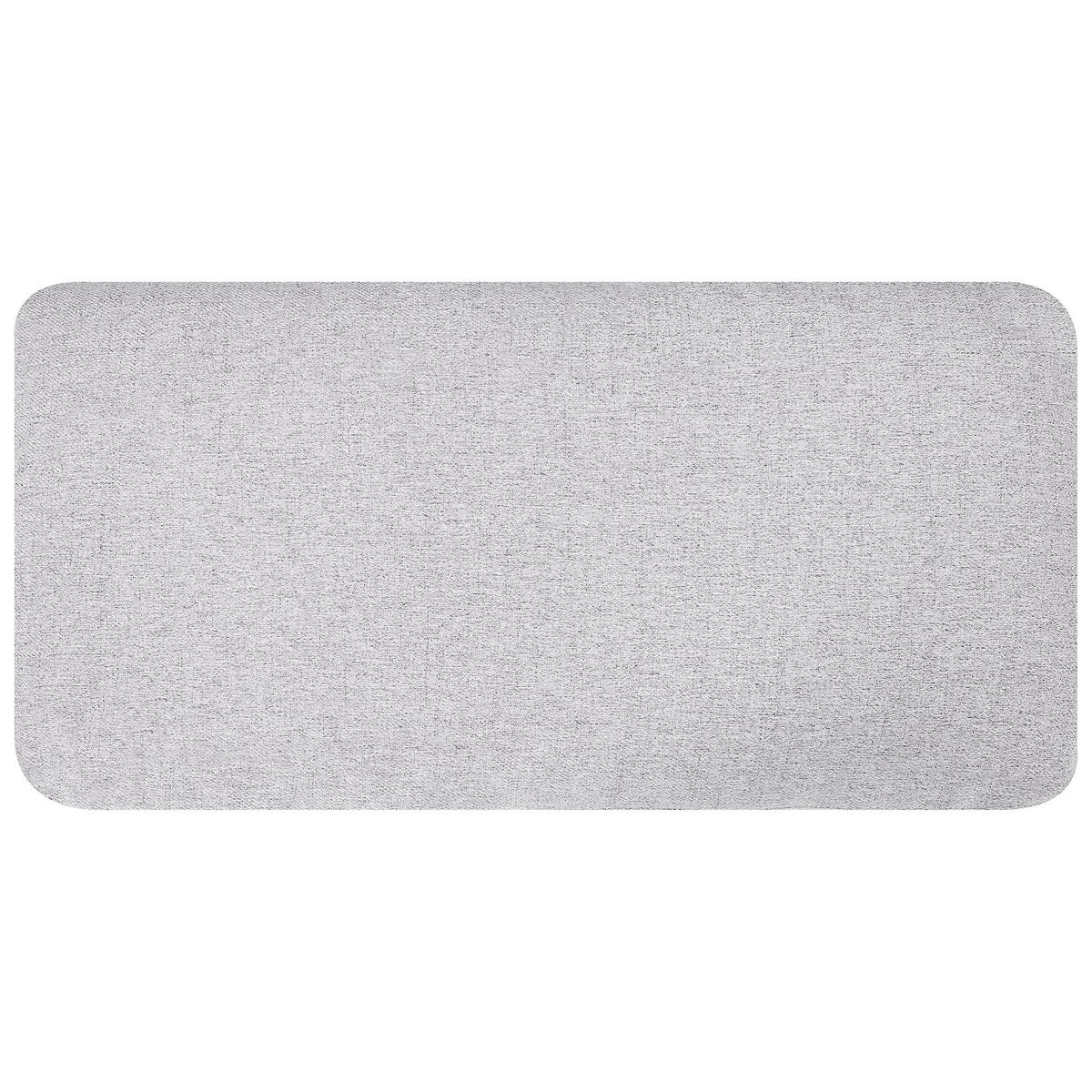 3-SITZER-SOFA Stoff Hellgrau Kansseli - Hellgrau, Textil (341/70/115cm) - Beliani
