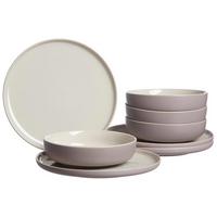 TAFELSERVICE Jasper taupe 8-tlg. - Taupe, Keramik (2/2/2cm) - Ritzenhoff Breker