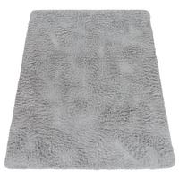 HOCHFLORTEPPICH, einfarbig, aus Polyester, Hellgrau, 160 x 220 cm - Grau, Textil (220/160cm) - KADIMA DESIGN
