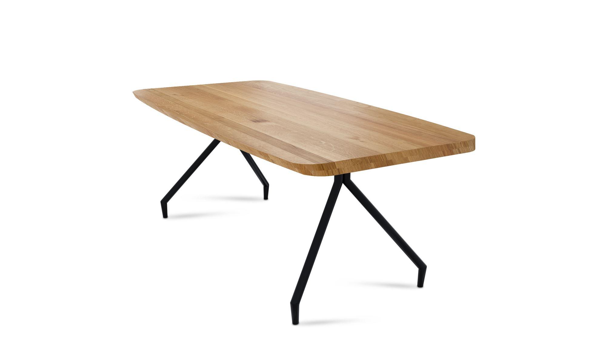 MASSIVHOLZTISCH Danette 7 140x76x90 Esszimmertisch Wildeiche geölt - Wildeiche, Holz (140/76/90cm) - 58aufmkessel