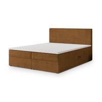 BOXBETT NIRA 140x200 cm mit Matratze und Topper - Kupferfarben - Kupferfarben, Holz (140/200cm) - MASSENO