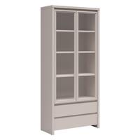 GESCHIRRSCHRANK Soren Kaschmir - Beige, Holzwerkstoff (90/200.5/40.5cm) - Petits-meubles