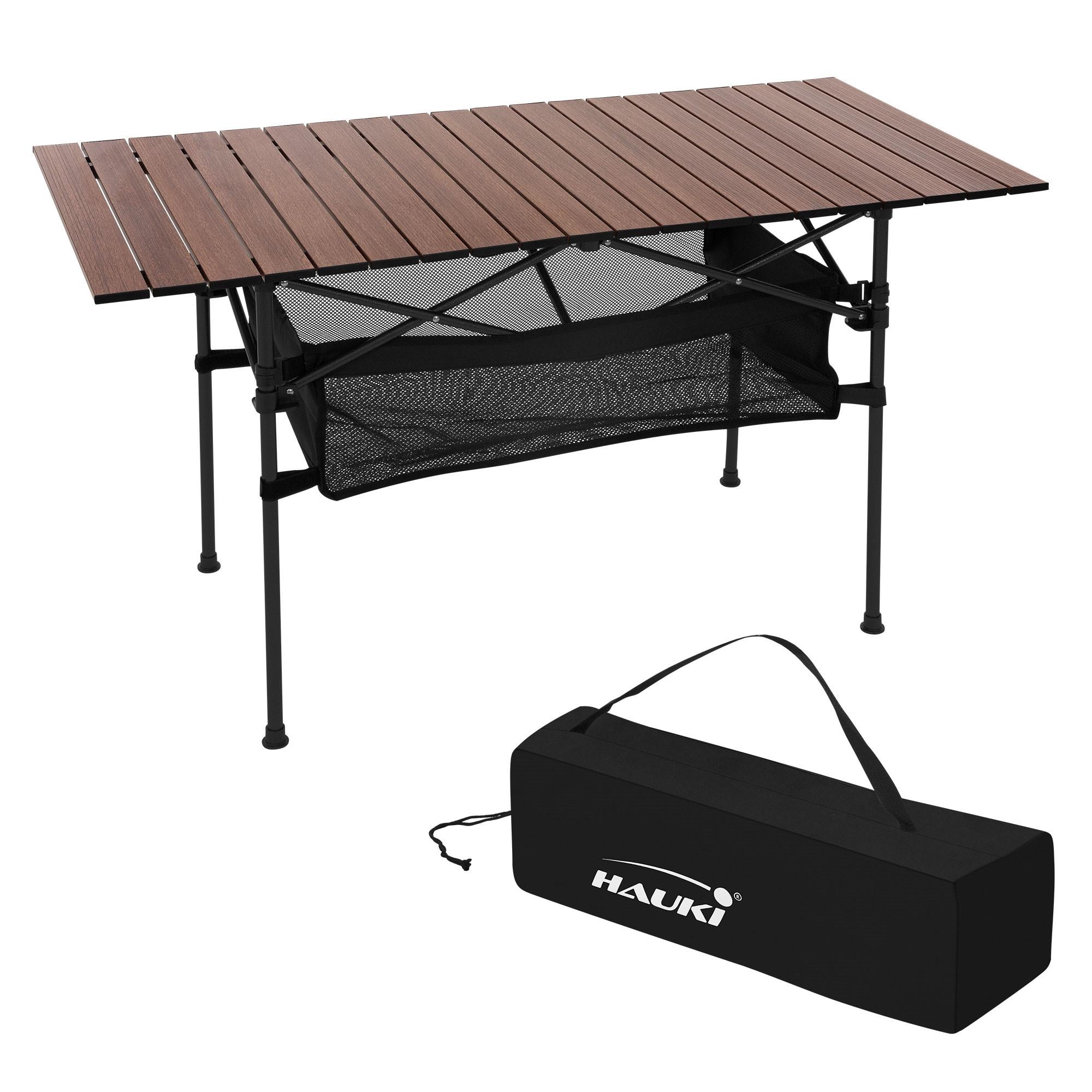 CAMPINGTISCH Braun - Braun, Metall (55/118/64.5cm) - Hauki