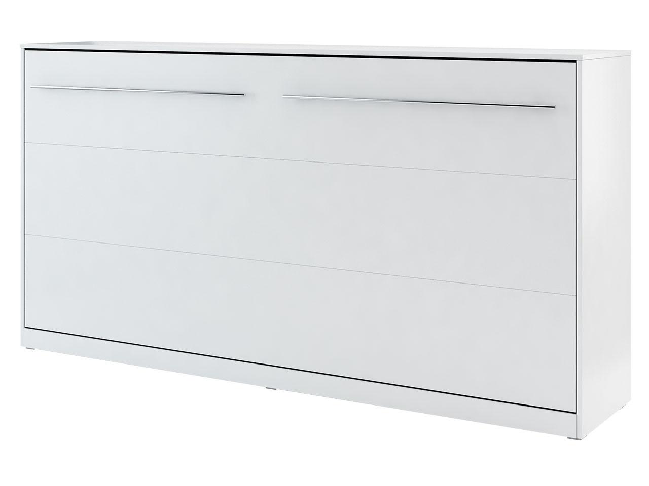 SCHRANKBETT Concept Pro II Horizontal - Weiß, Holzwerkstoff (90/200cm) - MIRJAN24