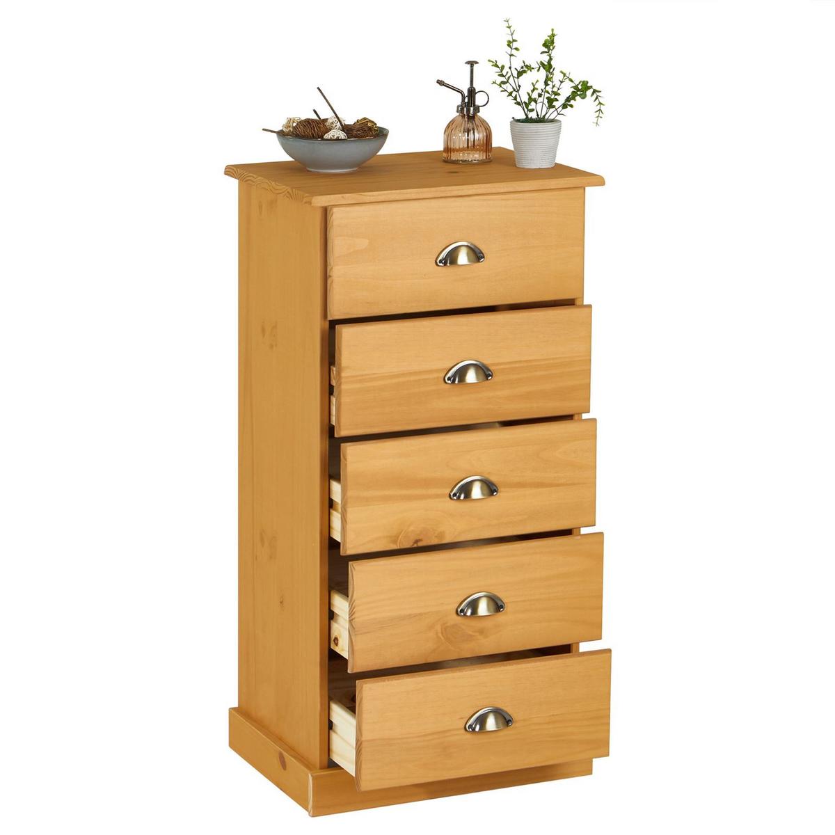 KOMMODE PARIS braun - Braun, Holz (48/95/39cm) - IDIMEX