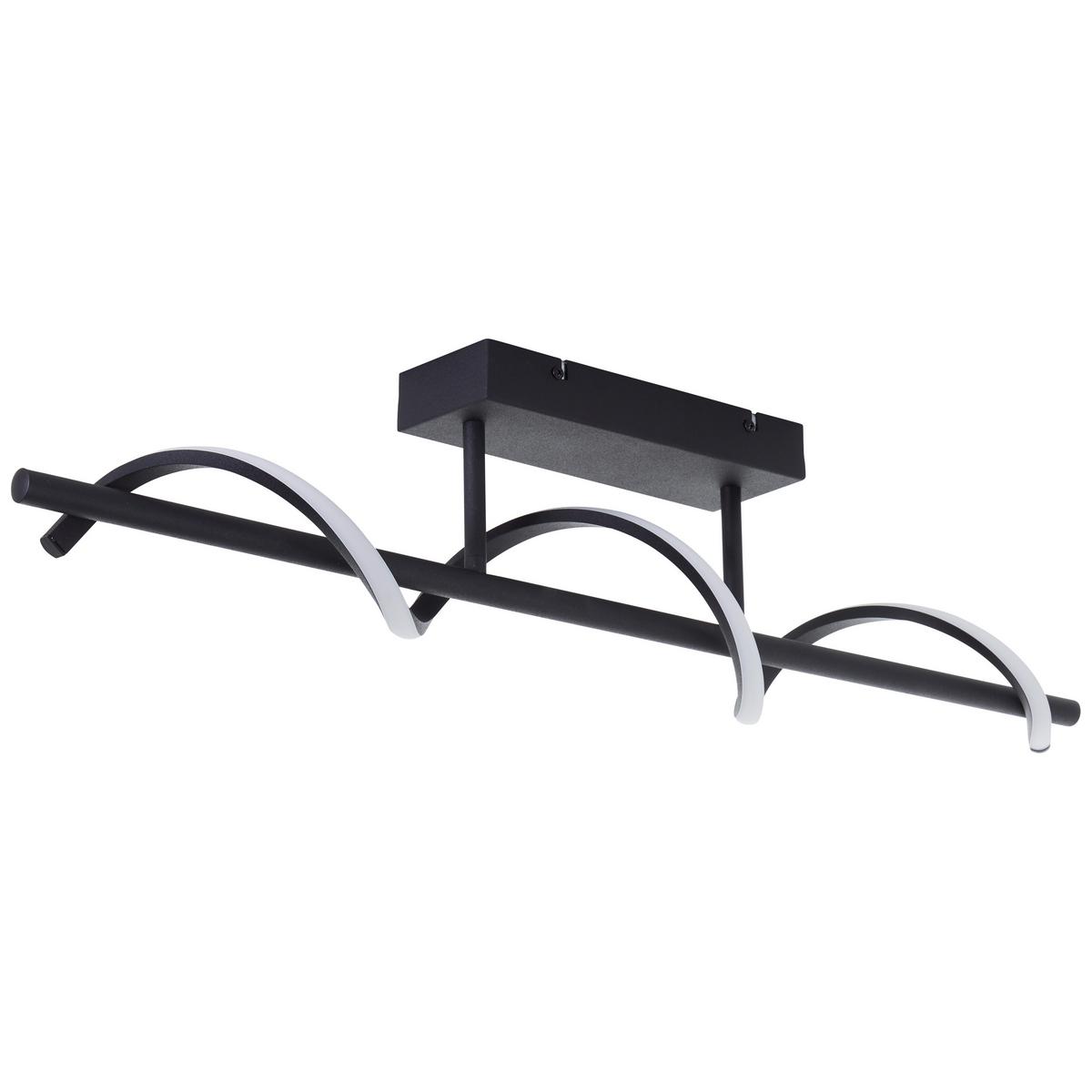 DECKENLEUCHTE Eunice G99268/76 - Schwarz, Metall (9.7/80/16cm) - Brilliant