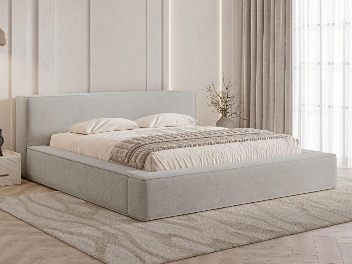 POLSTERBETT Mali 120x200 Grau - Grau, Textil (120/200cm) - Graingold