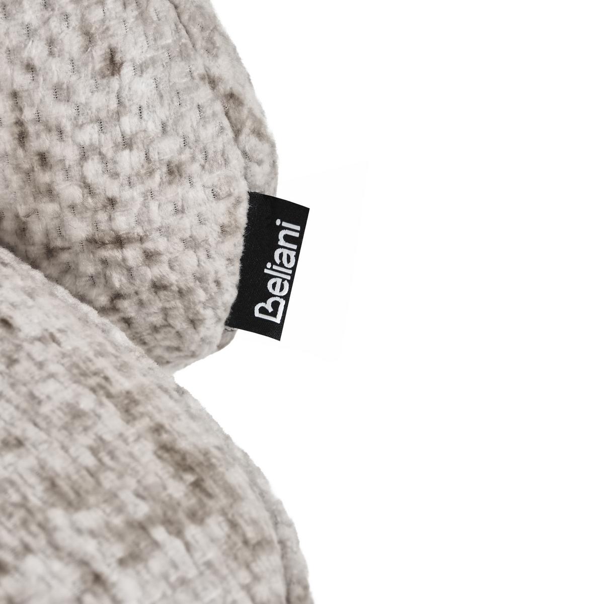 ESSZIMMERSTUHL drehbar Stoff Hellbeige Youngstown - Beige, Textil/Metall (59/78/63cm) - Beliani