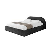 POLSTERBETT mit Bettkasten und Lattenrost, Boxbett ohne Matratze - TIVON-V1 180x200 Schwarz - Schwarz, Holzwerkstoff/Textil (180/200cm) - ALTDECOR